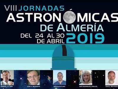 Almera ser capital del conocimiento del cosmos con las VIII Jornadas Astronmicas, del 24 al 30 de abril