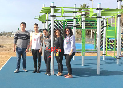Un nuevo parque de Calistreetnia se suma a la oferta deportiva de Mojcar