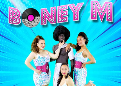 Un tributo a Boney M con un espectculo de msica y baile en directo en Adra