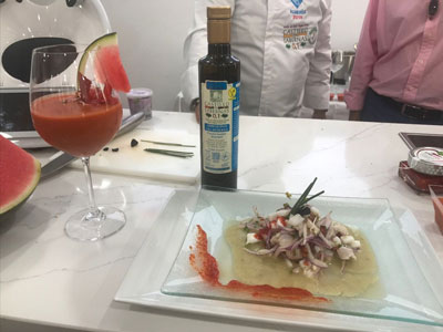 Castillo de Tabernas, NutriSanum y el Chef Antonio Puertas presentan en Almera 2019 dos platos de vanguardia
