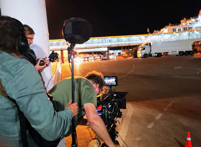 El Puerto de Almera acoge el rodaje de una pelcula para una televisin de Holanda