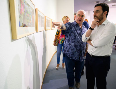 Noticia de Almería 24h: Antonio Jesús García – Che - cuenta la vida de las ciudades en la exposición Multiversos