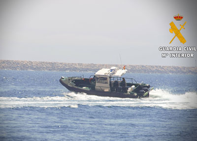 La Guardia Civil de Almera recibe una nueva embarcacin de apoyo que mejorar el servicio en el litoral