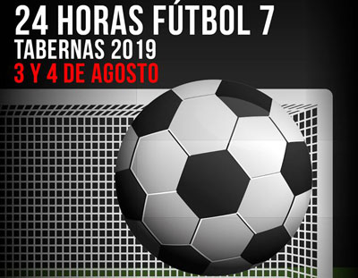Tabernas convoca el I Torneo 24 Horas de Fútbol 7 