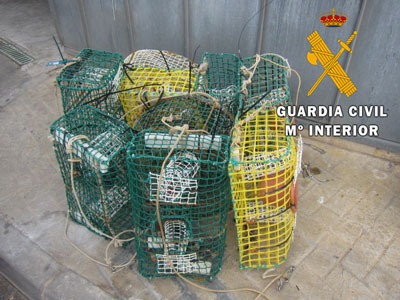 Intervienen más de 132 Kg. de pulpo inmaduro en veda en una embarcación que faenaba dentro de la reserva de Cabo de Gata 