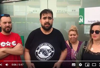 Noticia de Almería 24h: El secretario nacional del SAT detenido en Almería, ha sido puesto en libertad