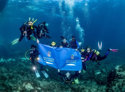 Aventura Submarina Costa de Almera difunde la provincia como paraso para la prctica del buceo