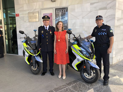 El Ayuntamiento dota a la Polica Local de dos nuevas motocicletas