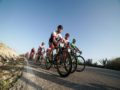 Doscientos ciclistas despiden el calendario provincial de marchas ciclodeportivas en la Comarca de Njar