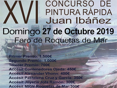 XVI edicin del Concurso de Pintura Rpida Juan Ibez