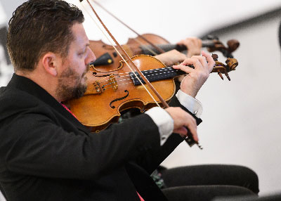 El Quinteto de cuerda de la OCAL lleva al Centro Andaluz de Fotografa la magia de Schubert