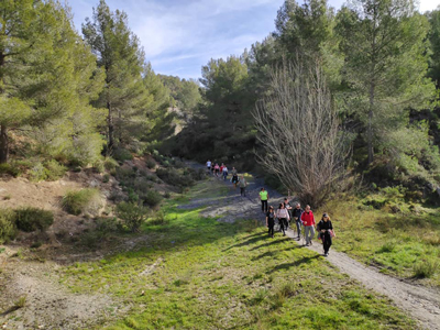Noticia de senderismo en Almería 24h: Más de 200 personas disfrutan de la ruta de senderismo organizada alrededor de los parajes naturales de Vélez Rubio