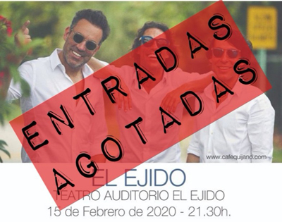 xito rotundo de Caf Quijano y Los Morancos en El Ejido colgando el cartel de entradas agotadas en un tiempo rcord