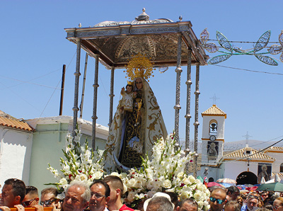 La Virgen del Carmen de Ro Chico estar expuesta para los peregrinos del martes al jueves