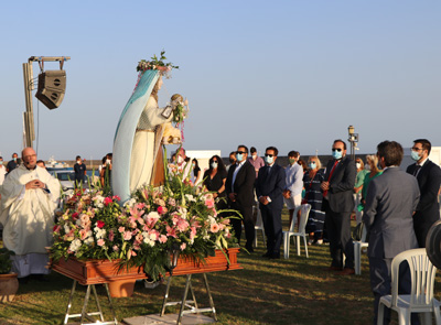 Almerimar y Balerma celebran la tradicional misa marinera en honor a la Virgen del Carmen, Patrona de la gente el mar