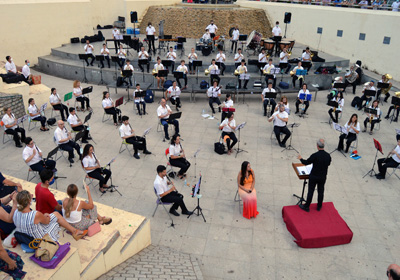 La Agrupacin San Indalecio une talento y belleza musical en su concierto en el Anfiteatro de la Rambla