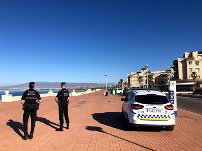 Noticia de Almería 24h: El Operativo Policial anti COVID reforzará en Almería las inspecciones en locales y zonas de ocio y promocionará la salud en la vía pública