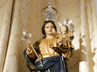 Adra celebra el da grande de su patrona con una misa en honor a la Virgen del Mar