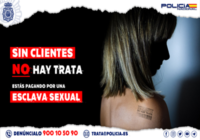 Noticia de Almería 24h: La Policía Nacional lanza un vídeo dirigido al consumidor de prostitución: Si eres cliente, pagas su esclavitud