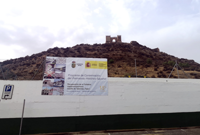 Comienzan las obras para la recuperacin del Castillo de Tabernas con una inversin superior a los 331 mil euros 