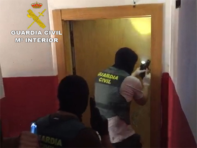 La Guardia Civil desmantela, por segunda vez, un narco bloque en Roquetas de Mar 