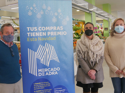 Noticia de Almería 24h: El Ayuntamiento impulsa una campaña comercial para apoyar al Mercado de Adra en Navidad