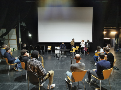 Pablo Mazuecos imparte un curso de iniciacin al jazz y la msica moderna en el Auditorio Ciudad de Vera