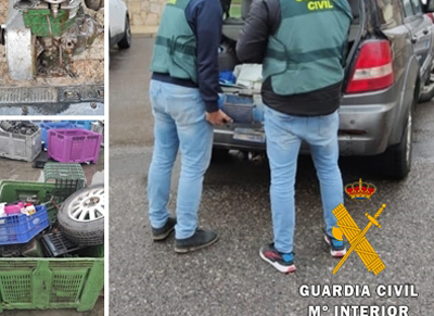 La Guardia Civil detiene al autor de un robo con fuerza de material agrcola 