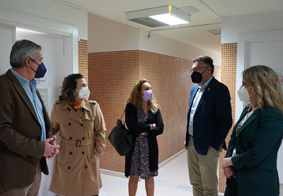 El delegado de Salud visita en el Centro de Berja para conocer las necesidades sanitarias del municipio