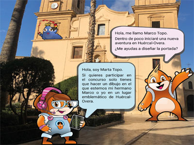 El Ayuntamiento de Hurcal-Overa busca imagen para el nuevo juego de turismo familiar denominado Marco Topo