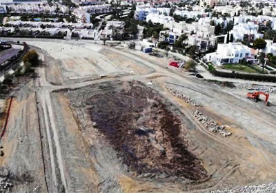 VDEO. Veraplayazul denuncia el destrozo de un espacio de alto valor medioambiental