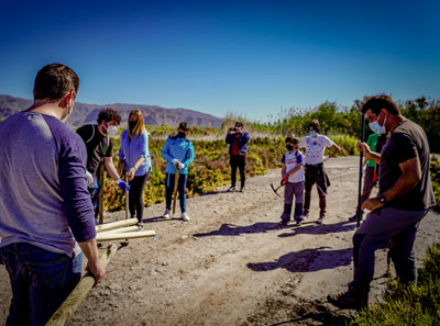 Jornada de trabajo y educacin ambiental para la proteccin de las aves que anidan en la Ribera de la Algaida