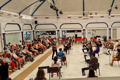 Mojcar celebra el Da Europeo de la Msica con un concierto breve pero intenso