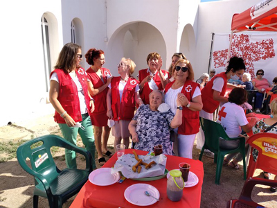 Cruz Roja Espaola, asamblea de Mojcar celebra su fiesta  fin de curso del programa de atencin integral a personas mayores