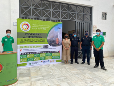 La Junta de Andalucía realiza una campaña de sensibilización sobre incendios forestales en Mojácar