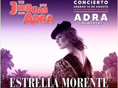 Estrella Morente pondrá el broche final al festival The Juergas Live Adra 2021