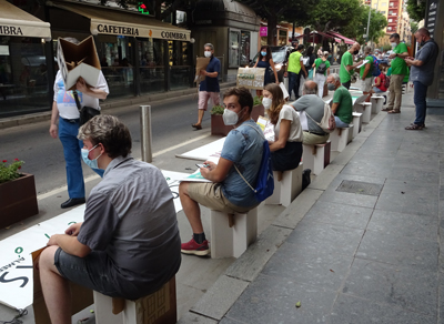 Los almerienses participan activamente en la jornada mundial de protesta contra la Crisis Climática