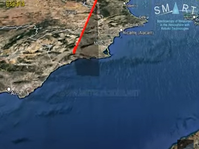 Noticia de Almería 24h: Una espectacular bola de fuego irrumpe en el cielo de Almería