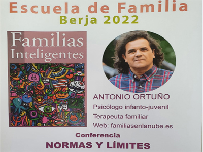 La Escuela de Familia de Berja tratar las normas y lmites a los hijos con Antonio Ortuo el mircoles 23 de marzo