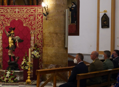 Bendecida la imagen de San Miguel Arcángel en Berja