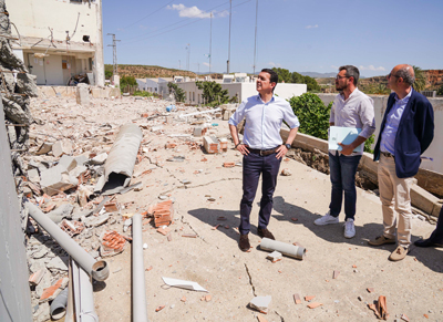 Noticia de Almería 24h: Diputación ayuda a evaluar y reparar los daños por las fuertes lluvias en el municipio de Sorbas