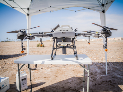 El Ayuntamiento utiliza drones de ltima generacin para combatir los mosquitos en zonas de difcil acceso