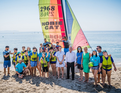 15 jóvenes disfrutan de las actividades deportivas náuticas en la VII edición de Verano Pictodivertido