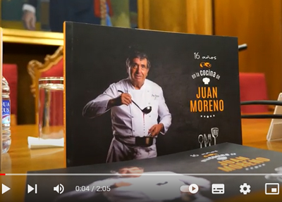 Noticia de Almería 24h: Diputación se llena de ‘Sabores Almería’ con el libro de recetas del chef Juan Moreno