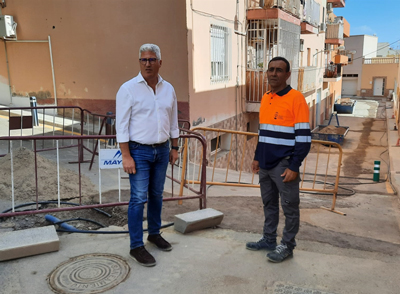 El Ayuntamiento de Huércal realiza obras de emergencia en los daños provocados por las lluvias