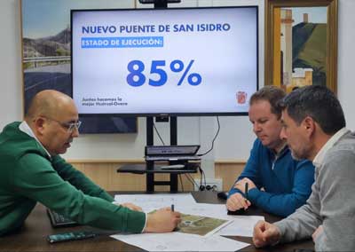 Ejecutado al 85% el nuevo puente de San Isidro en Huércal-Overa