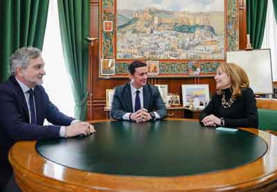 Visita institucional de la directora general de Dependencia de la Junta de Andalucía a la Diputación Provincial