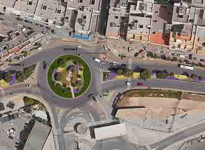 El Ayuntamiento mejorar 2.000 m de zona verde en los accesos a la ciudad desde poniente, incorporando vegetacin autctona 