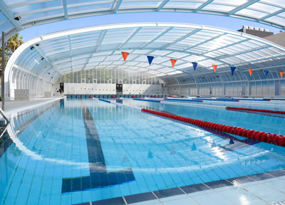 Noticia de Almera 24h: La nueva cubierta retrctil de la piscina exterior de Ego permitir el uso de la instalacin municipal todo el ao y atraer ms clubes de natacin