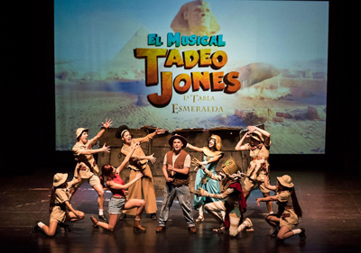 El musical ‘Tadeo Jones y La Tabla Esmeralda’ se vivirá por partida doble este sábado en el Auditorio Maestro Padilla